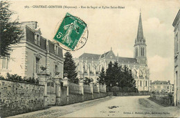 Château Gontier * La Route De Ségré Et église St Rémi - Chateau Gontier