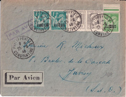 ALGERIE - 1946 - IRIS + MARIANNE D'ALGER Sur ENVELOPPE De PHILIPPEVILLE => JUVISY - Storia Postale