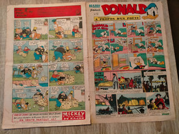 HARDI DONALD N° 172 MANDRAKE Tarzan Et Le Secret De Jouvence E-R Burroughs LUC BRADEFER PIM PAM POUM 09/07/1950 - Donald Duck