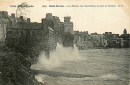 St Servan * Les Maisons Des Bas Sablons Un Jour De Tempête * Hôtel - Saint Servan