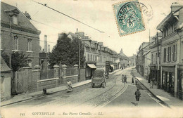 Sotteville * La Rue Pierre Corneille * Attelage - Sotteville Les Rouen