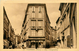 Castres * La Rue Villegoudou * Pharmacie De La Croix Verte - Castres