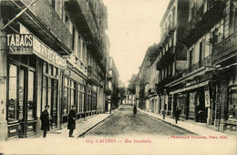 Castres * La Rue Gambetta * Débit De Tabac Tabacs N°155 * Commerces Magasins - Castres