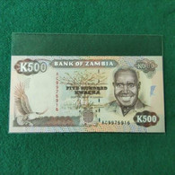 ZAMBIA 500 KWACHA 1991 - Zambie