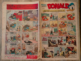 HARDI DONALD N° 130  MANDRAKE Tarzan Et L'homme Lion E-R Burroughs LUC BRADEFER PIM PAM POUM 18/090/1949 Guy L'éclaire - Donald Duck