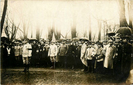 Albi * Carte Photo * Une Cérémonie Militaire , Sous La Pluie * Commémoration ? * Photographe SAUSSOL - Albi