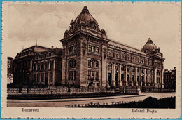 Bucuresti. Palatul Postei. 1916 Feldpost. - Romania
