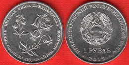 Transnistria 1 Rouble 2019 "Martagon Lily" UNC - Moldova