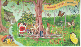 2020 Christmas Island Noel Navidad Butterflies Crabs Souvenir Sheet MNH @ BELOW FACE VALUE - Christmaseiland