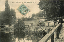 Créteil * Les Bords De La Marne * Pêcheurs Pêche à La Ligne - Creteil