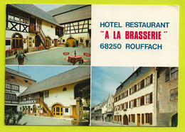 68 ROUFFACH Hôtel Restaurant A LA BRASSERIE N°1356 En 3 Vues De 1988 Propriétaire Henri WITZ VOIR DOS - Rouffach