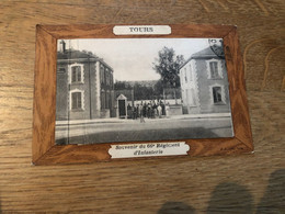 Tours * Carte à Système Ancienne Complète * Souvenir Du 66ème Régiment D'infanterie - Tours