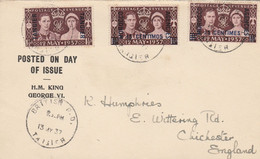 Morocco Agencies British PO To UK 1937 - Postämter In Marokko/Tanger (...-1958)