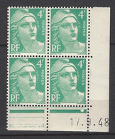 CD 807  FRANCE 1948 COIN DATE 807 : 17 9 48   MARIANNE DE GANDON - 1940-1949