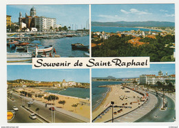 83 SAINT RAPHAËL N° 514 En 4 Vues Citroën DS Ambulance Essence SHELL Renault 4CV Dauphine VOIR DOS - Port Grimaud