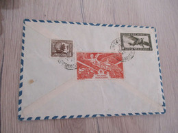 Lettre Indochine Saïgon Pour Paris 1949 3 TP Anciens - Brieven En Documenten