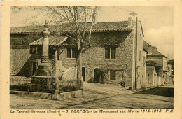 Verfeil * Rue * Place Et Le Monument Aux Morts - Autres & Non Classés