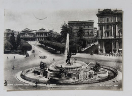 35362 Cartolina - Roma - Fontana Delle Najadi E Staz. Termini - VG 1958 - Stazione Termini