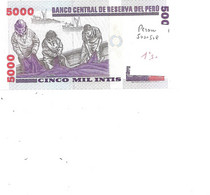 PEROU BILET 5000 SOLES - Peru