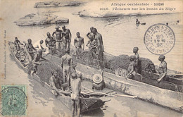 CPA SOUDAN "Pêcheurs Sur Les Bords Du Niger" - Sudan