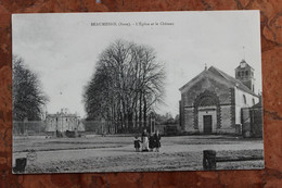 BEAUMESNIL (27) - L'EGLISE ET LE CHATEAU - Beaumesnil