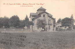 CPA ESPAGNE SAN CUGAT DEL VALLES MASIA Y TORRE DE CAN MAGI (cliché Rare - Altri & Non Classificati