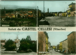 CASTEL CELLESI ( BAGNOREGIO / VITERBO ) SALUTI / VEDUTINE - EDIZIONE CENTI - 1960s (8863) - Viterbo