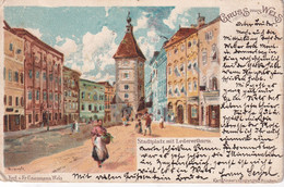 AUTRICHE 1898 CARTE POSTALE DE WELS - Wels