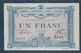 Chambre De Commerce De MONT DE MARSAN -  1 Franc  -  Pirot N° 21 - Chambre De Commerce