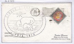 USA Driftstation AIDJEX Cover  SEP 6 1975 (DRB173A) - Scientific Stations & Arctic Drifting Stations