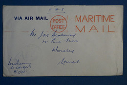 AK3  GRANDE BRETAGNE BELLE  LETTRE  1945  MARITIME MAIL POUR WORSLEY LANCS +  +AFFRANCH. INTERESSANT - Autres & Non Classés