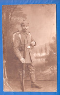 Militaria; Soldat Mit Gewehr; Privat-Foto-AK; Feldpost 1915 - War 1914-18