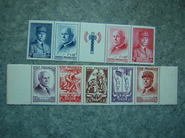 LOT - TIMBRES NEUFS - BANDES PETAIN - Nuevos