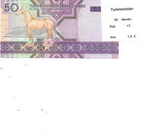 TURKMENISTAN BILLET 50 MANATS PICK 17 - Turkménistan