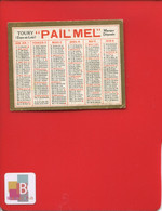 VETERINAIRE PAIL MEL Toury Eure Loir Mini Calendrier 1938 Aliments Chevaux Bétail Créé Par Monsieur Lambert En 1901 - Petit Format : 1921-40