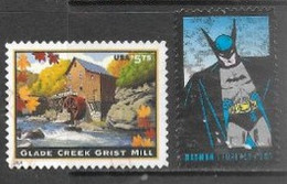 US  2014  Sc#4929 $5.75 Priority Mail & #4935 Batman  Used  2016 Scott Value $6.90 - Used Stamps