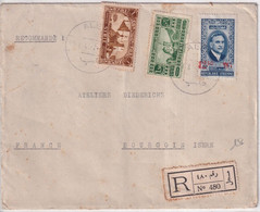 SYRIE - 1940 - ENVELOPPE RECOMMANDEE De ALEP => BOURGOIN ISERE - Brieven En Documenten