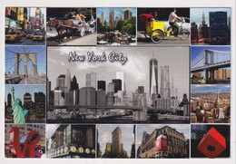 AK 019679 USA - New York City - Multi-vues, Vues Panoramiques