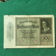 GERMANIA 500 MARK 1922 - 500 Mark