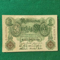 GERMANIA 50 MARK 1910 - 50 Mark