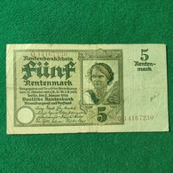 GERMANIA 5 MARK 1926 - 5 Rentenmark