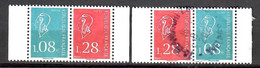 FRANCE 2021 ---PAIRE MARIANE DE BEQUET DU CARNET---NEUF** & OBL VOIR SCAN - Unused Stamps