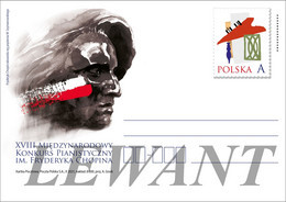 POLAND Postcard 2021.10.02. Cp 1940 18th International Fryderyk Chopin Piano Competition - Entiers Postaux