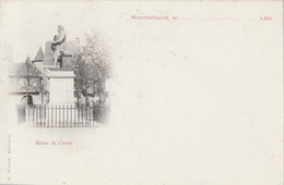Montbéliard Carte Precurseur Avant 1900 Statue De Cuvier ( E. Blazer, Editeur.) - Montbéliard