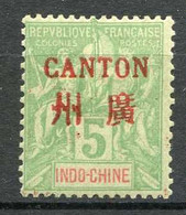 CANTON < CHINE - N° 5 ⭐  NEUF CH. Très Légère ⭐ - Unused Stamps