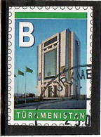 Turkmenistan 2004 . Definitive(Buildings) . 1v: B - Imperf, Self/adh. Michel # 184 (oo) - Turkmenistán