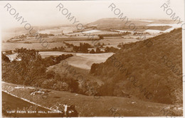 CARTOLINA  BURY HILL,ARUNDEL,SUSSEX,INGHILTERRA,REGNO UNITO,VIEW FROM BURY HILL,NON VIAGGIATA - Arundel