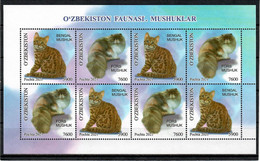 Uzbekistan 2021 . Uzbek Cats . M/S Of 8 - Ouzbékistan