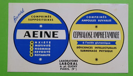 Buvard 910 - Laboratoire - AEINE CEPHALOSEAMPHETAMINEE - Etat D'usage : Voir Photos- 20x11.5 Cm Environ - Vers 1950 - Produits Pharmaceutiques