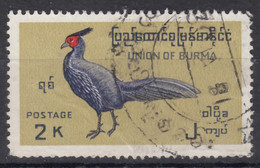 Burma (Myanmar) 1968 Birds Mi#208 Used - Myanmar (Burma 1948-...)